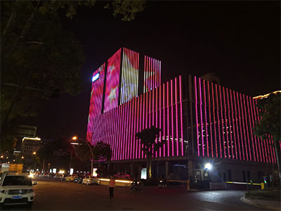 ไฟ LED ออกแบบภูมิทัศน์ใน Yiwu bangjie สแควร์